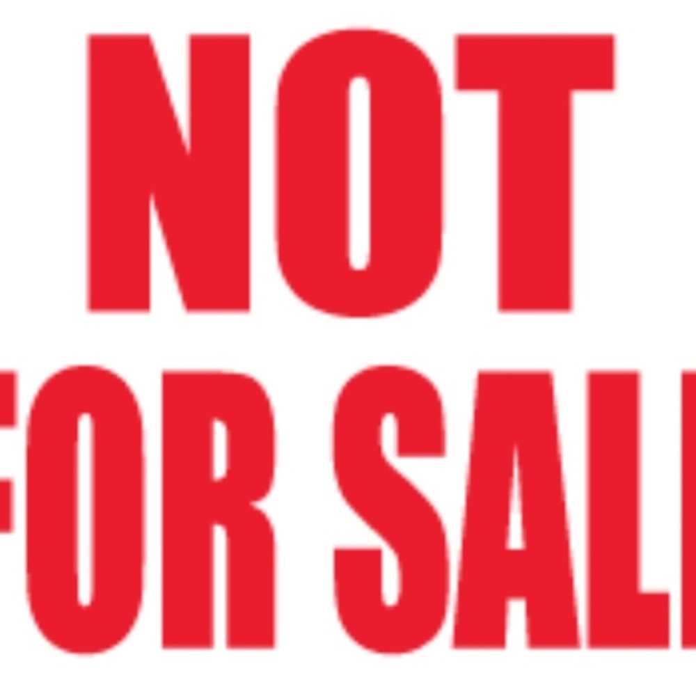 Not for sale
